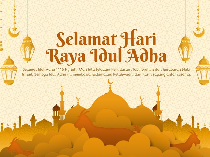 Kartu Ucapan Idul Adha 2025
