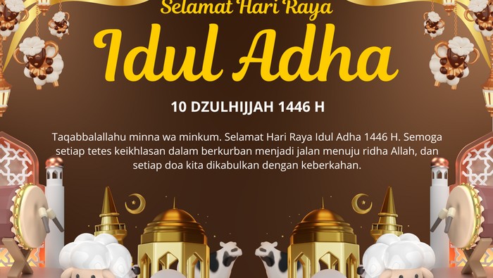 Kartu Ucapan Idul Adha 2025