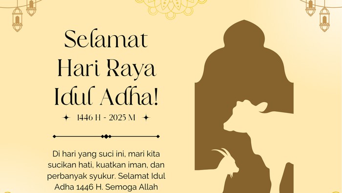 Kartu Ucapan Idul Adha 2025