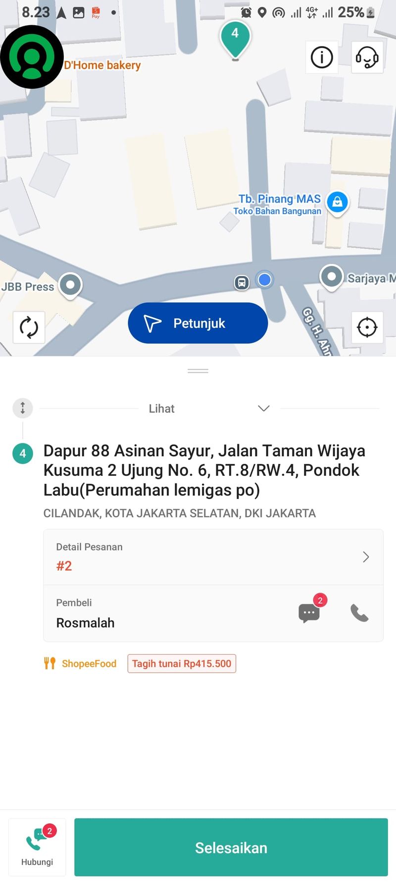 Kronologi Ojol Dapat Orderan Makanan dari Resto Fiktif, Isinya Batu!