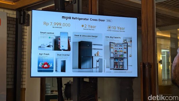 Kulkas Xiaomi Mijia Refrigerator Cross Door 510L
