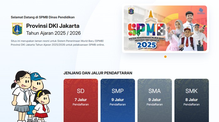 Link SPMB Jakarta 2025, cek di sini!