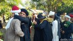 Potret Jemaah An-Nadzir Salat Idul Adha 2025 di Kampung Mawang Gowa