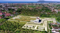 Sirkuit BMX Supercross Muncar yang baru direvitalisasi melalui proyek dari Kementerian Pekerjaan Umum itu, berdiri di area seluas 4,2 hektare. Foto: ANTARA FOTO/Budi Candra Setya
