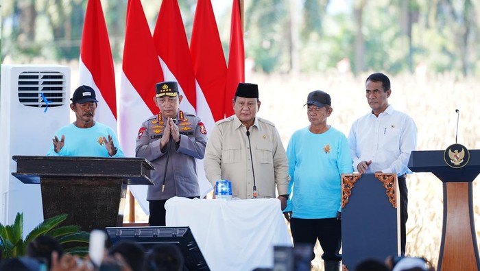 Presiden Prabowo Subianto mengatakan Indonesia sedang menuju arah yang benar untuk kedaulatan pangan. Prabowo menargetkan, Indonesia tak akan impor jagung pada 2026. (dok Istimewa)