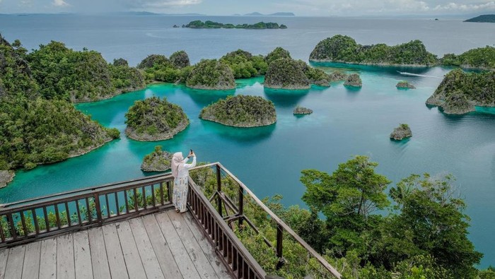 Salah satu spot wisata di Raja Ampat, Papua Barat Daya