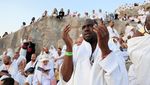 Momen Wukuf Jemaah Haji di Arafah