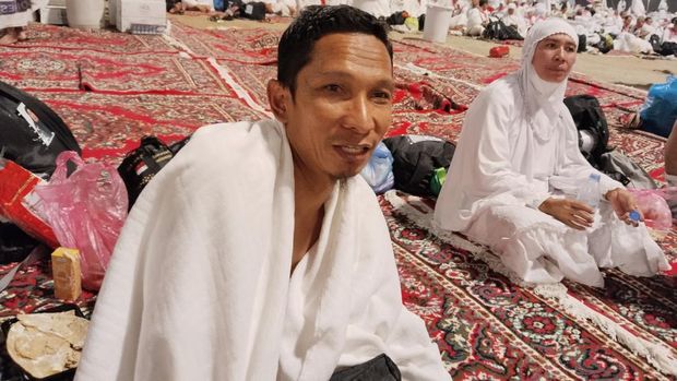 Abdul Murad jemaah haji asal Nusa Tenggara Barat (Haris/detikcom)