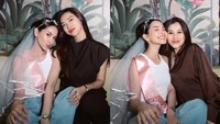 Alyssa foto bersama dengan sahabat-sahabatnya, termasuk Aaliyah Massaid. Foto: dok. Instagram Story Alyssa Daguise