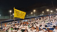 Beginilah situasi Muzdalifah saat dipadati jemaah haji.