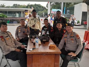 Ditpamobvit PMJ Gelar Patroli, Pastikan Keamanan Masjid-masjid saat Idul Adha