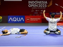 Duel Sengit Lawan Malaysia, Sabar/Reza ke Semifinal Indonesia Open 2025