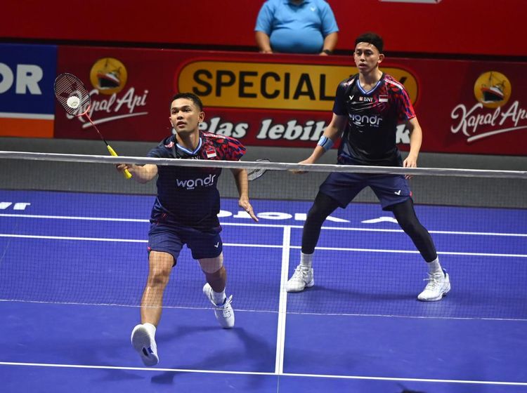 Fajar/Rian ke Semifinal Indonesia Open 2025 Usai Taklukkan Ganda China