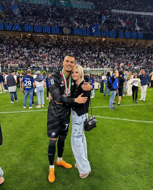 Kiper Timnas Indonesia Emil Audero diketahui menjalin hubungan asmara dengan wanita bernama Federica Boccardo. Foto: Instagram/@faithimanstar