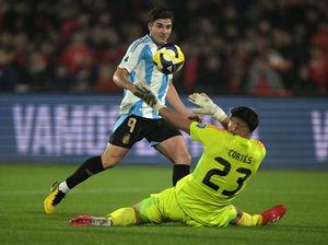 Chile Vs Argentina: Gol Alvarez Menangkan Tim Tango 1-0