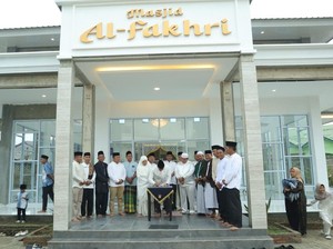 Momen Idul Adha, Polres Inhu Riau Resmikan Masjid dan Potong Hewan Kurban