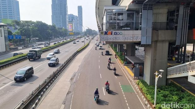 Lalin Jakarta lengang saat Idul Adha
