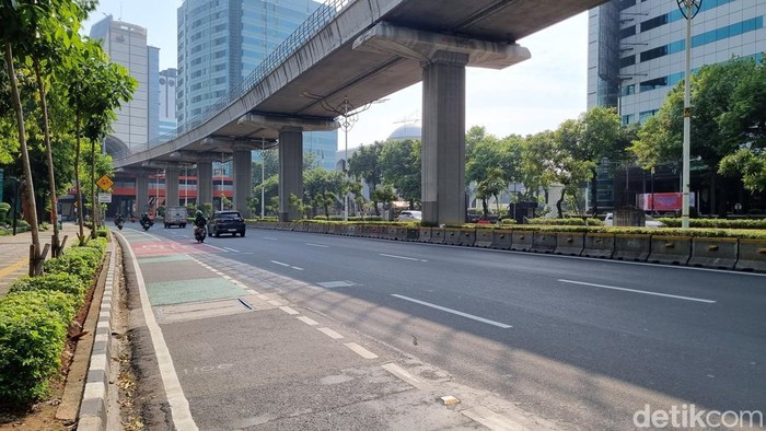 Lalin Jakarta lengang saat Idul Adha