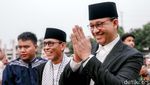 Momen Anies Menjadi Khatib dan Salat Idul Adha di Masjid Al Azhar