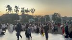 Suasana Salat Idul Adha di Masjid Al Akbar Surabaya