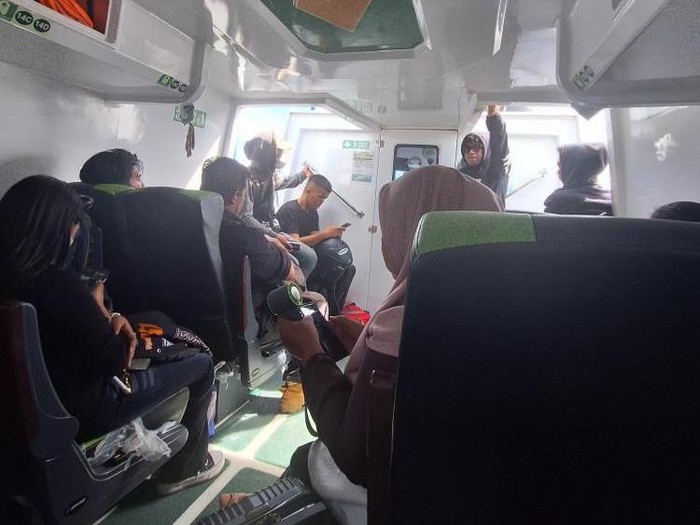 Suasana Speedboat Sinar Harapan Family.