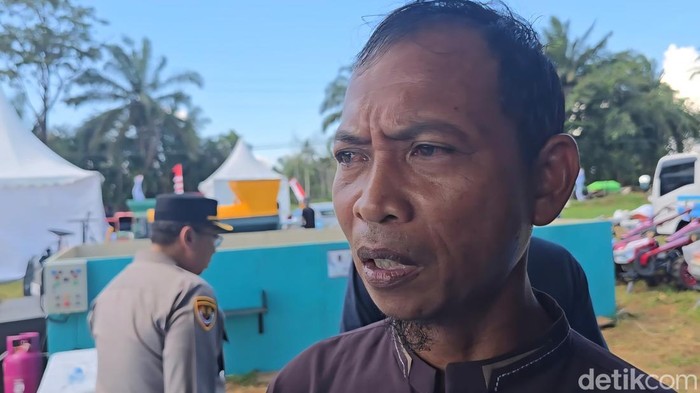 Sukarni (48), petani asal Kabupaten Bengkayang, Kalimantan Barat (Kalbar). (Audrey/detikcom)
