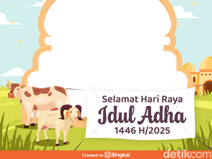 10 Twibbon Hari Raya Idul Adha 2025 Baru dan Gratis, Bagikan di Medsos!