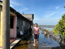 Setelah 3 Minggu, Banjir Rob di Tunggulsari Pati Berangsur Surut