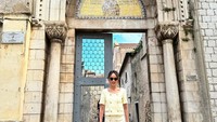 Saat berkunjung ke Istria, Kroasia, Cinta terpesona dengan keindahan dan kemegahan Euphrasian Basilica yang merupakan bagian UNESCO World Heritage.