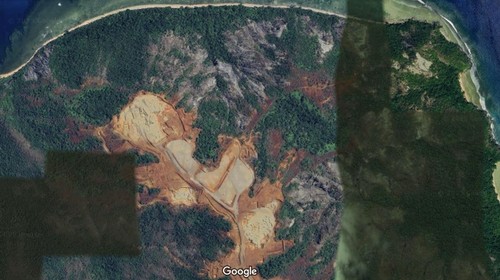Foto Satelit Kerusakan Raja Ampat karena Tambang Nikel