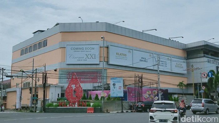 Jalan Pemuda depan Klaten Town Square dipakai untuk CFD mulai Minggu, 8 Juni 2025.
