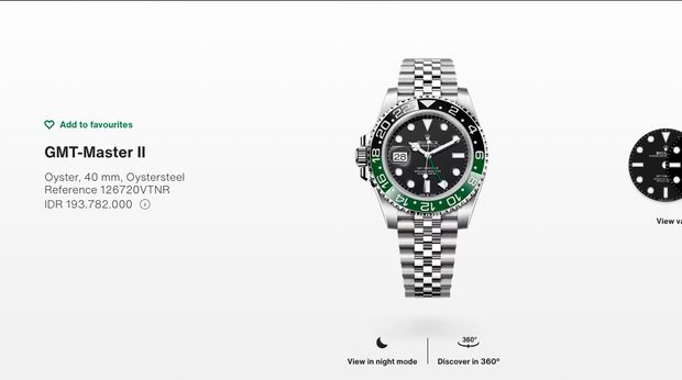 Jam Tangan Rolex. (Tangkapan Layar Rolex.com)