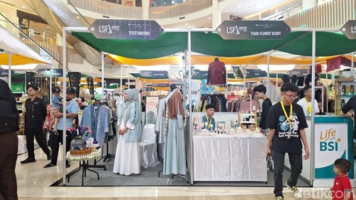 Suasana LSF 2025 di Lombok Epicentrum Mall, Mataram, Sabtu (7/6/2025).