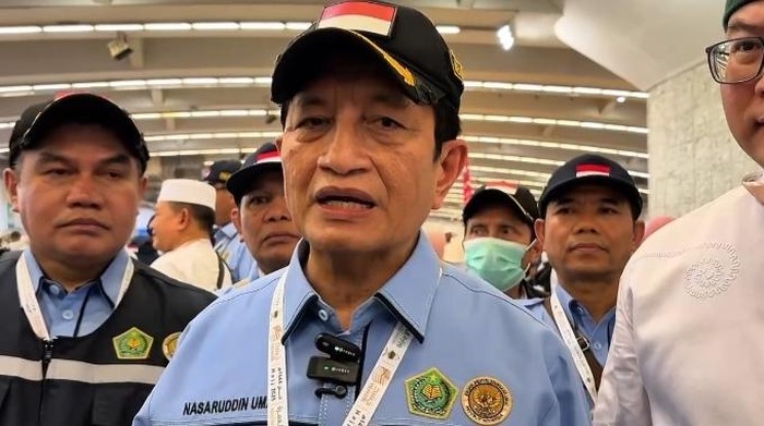 Menteri Agama Nasaruddin Umar (tengah). (Dok. Media Center Haji)