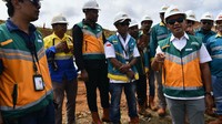 Menteri ESDM Bahlil Lahadalia juga sempat mengunjungi Pulau Gag, lokasi penambangan PT Gag Nikel, pada Sabtu (7/6/2025). Sebelumnya, Bahlil menyetop sementara aktivitas PT Gag Nikel.Foto: Dok. Kementerian ESDM