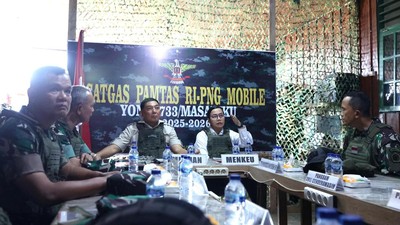 Momen Menhan dan Menkeu Tinjau Garis Depan Papua