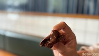 Bolo bun tersedia dalam dua varian. Ada varian original dan Valrhona yang masing-masing dibanderol Rp 30.000. Foto: detikcom/Riska Fitria