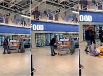 Heboh! Suami Ngamuk di Supermarket Marahi Istri yang Belanja Banyak
