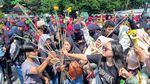 Dikawal Prajurit Keraton Jogja, Ini Momen Arak-arakan Gunungan Garebeg Besar