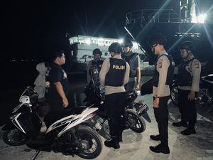 Potret Tim Raga Patroli Malam di Meranti Pastikan Keamanan Warga