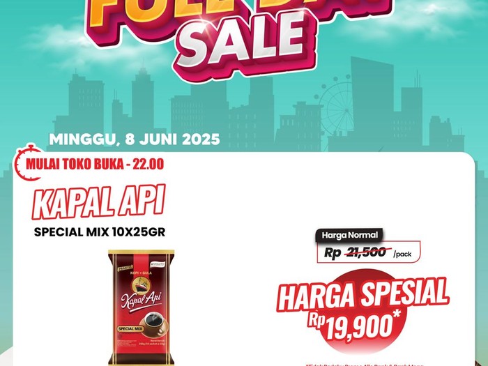 Transmart Full Day Sale kopi