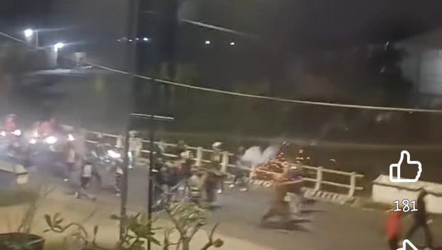 Viral gangster di Cengkalsewu Pati, polisi bilang bukan tawuran.
