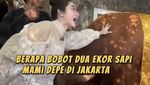 Wow! Dewi Persik Kurban 17 Ekor Sapi dan Ikut Potong Daging