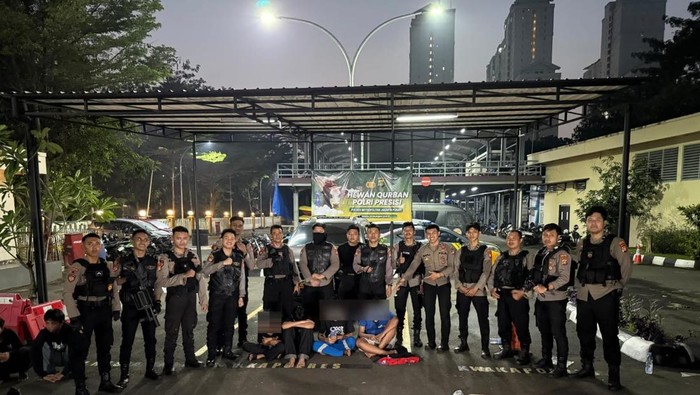 4 remaja hendak tawuran di Jakarta Pusat ditangkap (dok.istimewa)