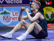 Antonsen Tumbangkan Chou Tien Chen, Juara Indonesia Open 2025