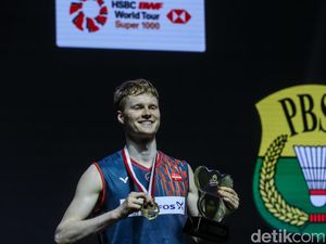 Video: Anders Antonsen Juara Indonesia Open 2025