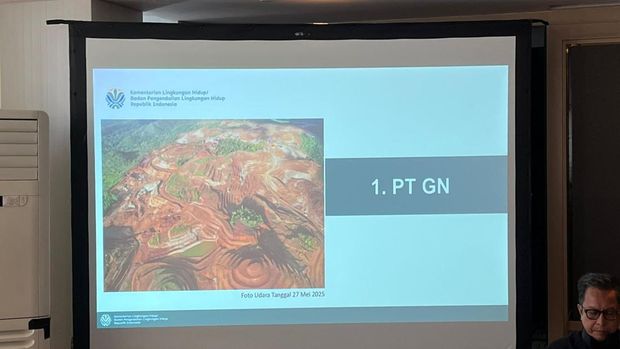 Foto-foto terkait kondisi pertambangan di Kabupaten Raja Ampat, Papua Barat Daya periode 26-31 Mei 2025 (Dwi Rahmawati/detikcom)