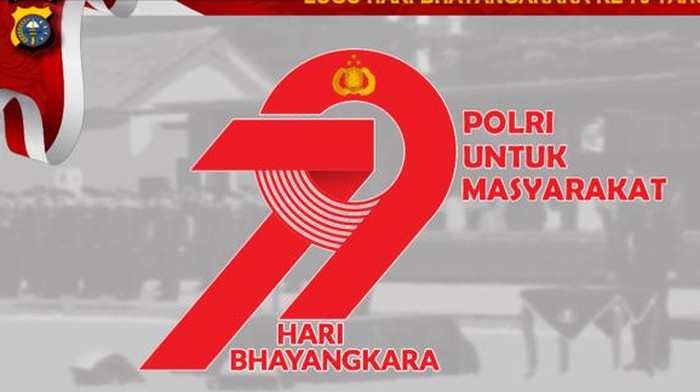 Logo HUT Bhayangkara ke-79.
