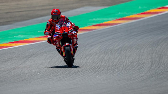 Marc Marquez di MotoGP Aragon 2025