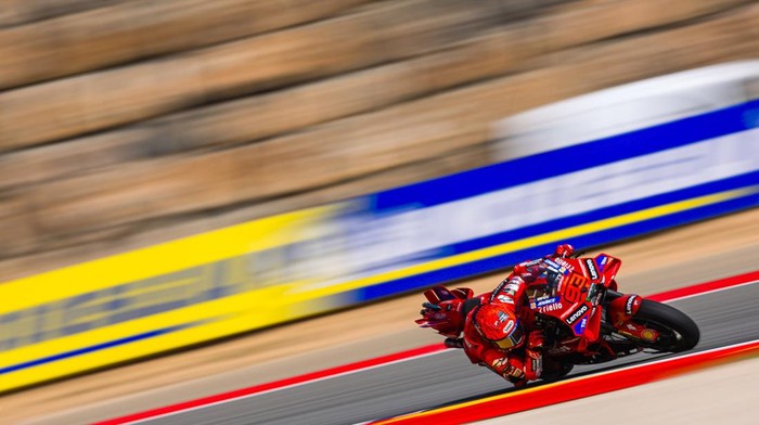 Marc Marquez di MotoGP Aragon 2025